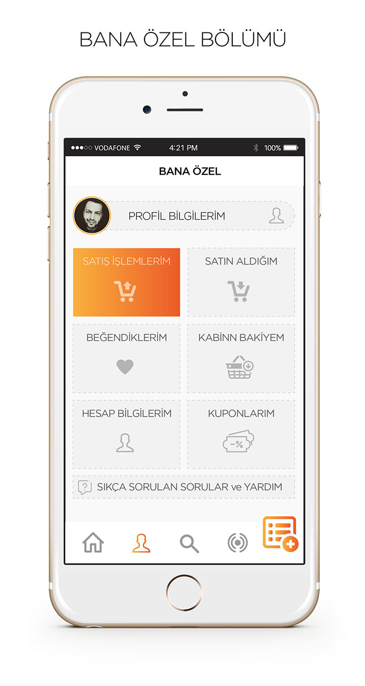 KABİN STORE APP Mobil Uygulama