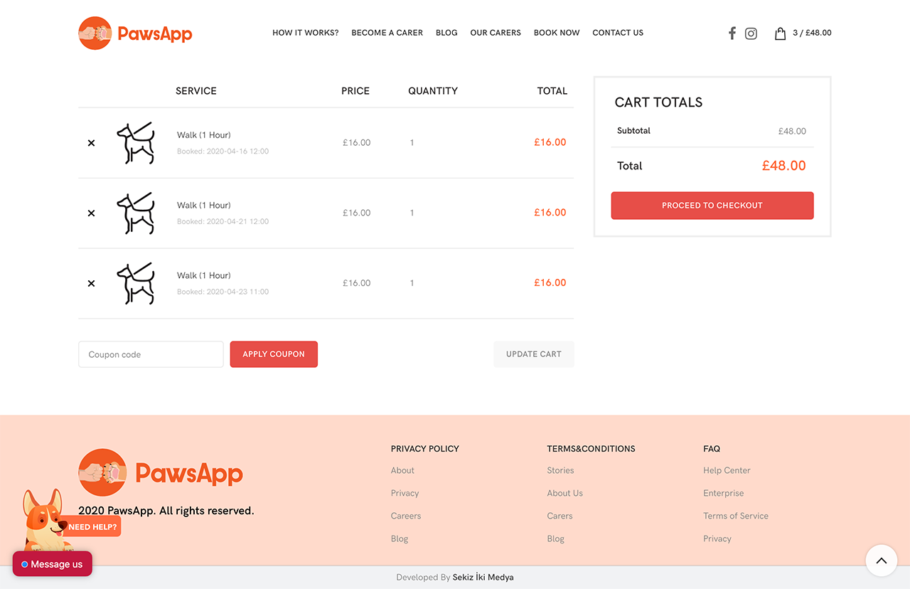pawsapp-sepet