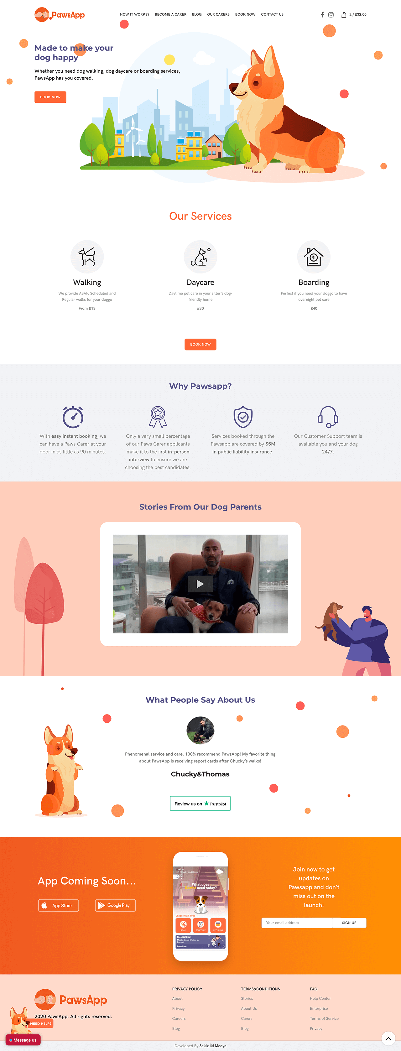 pawsapp-anasayfa Pawsapp Web Tasarım ve Web Yazılım